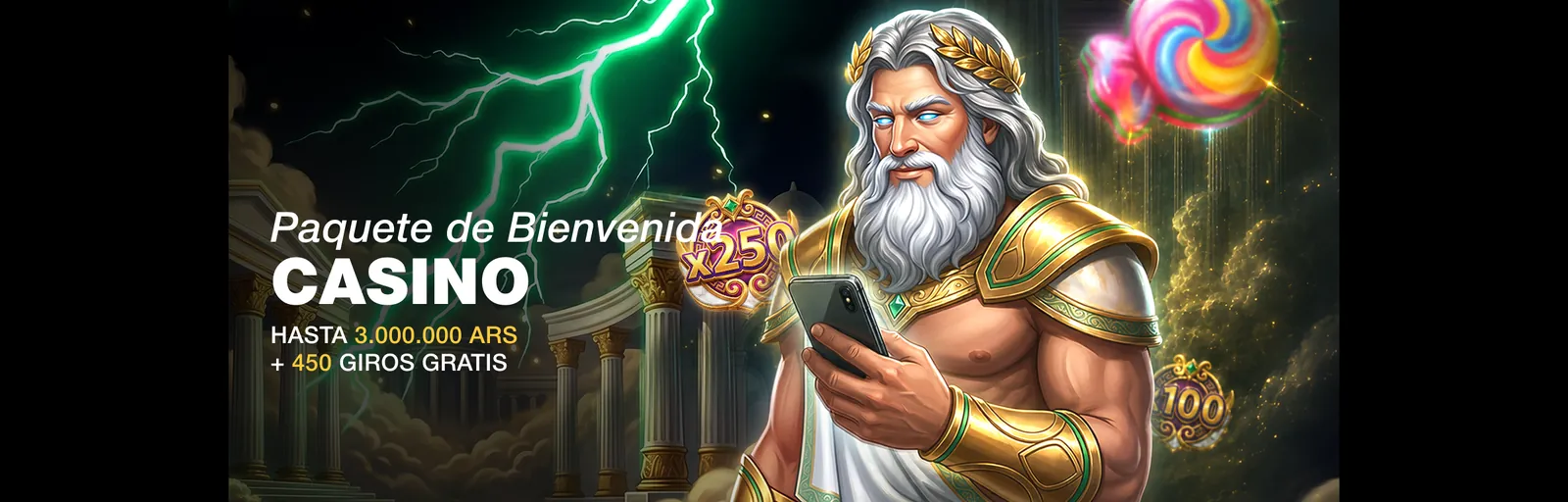 Banner promocional de las tragamonedas más jugadas de DaleWin